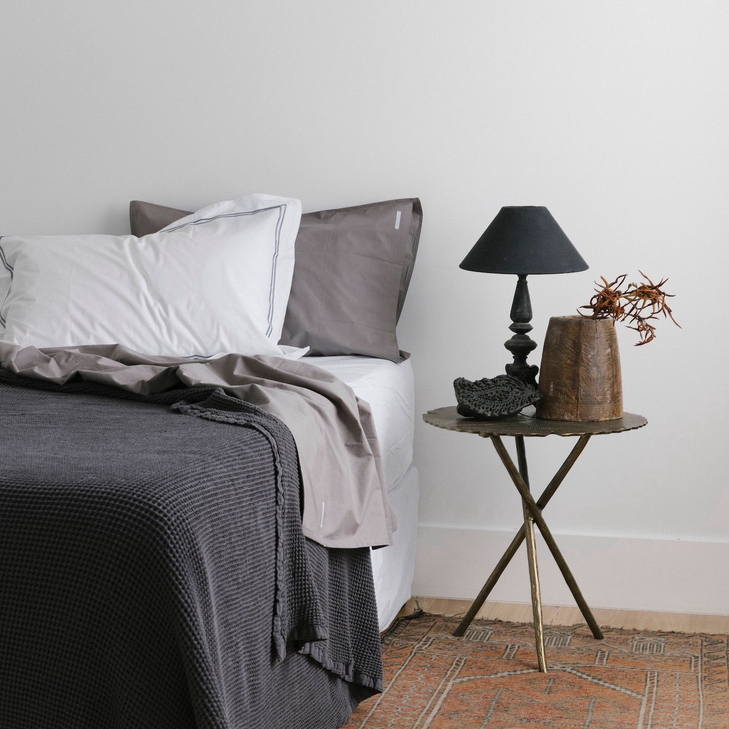 Organic Cotton Pillowcases - Embroidered