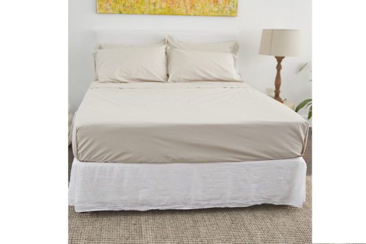 Organic Cotton Sheet Set - Oyster